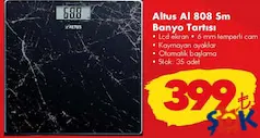 ALTUS AL 808 SM BANYO TARTISI